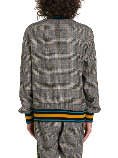Shop Dolce & Gabbana Wool Zip-up Sweatshirt With Patch In Multi