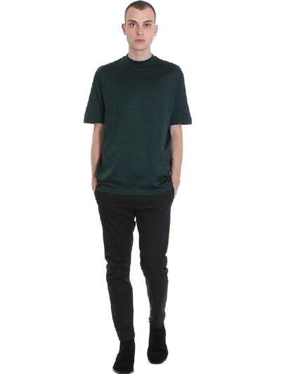 Shop Lanvin T-shirt In Green Cotton
