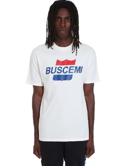 Shop Buscemi T-shirt In White Cotton