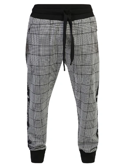 Shop Dolce & Gabbana Branded Trousers In Grey