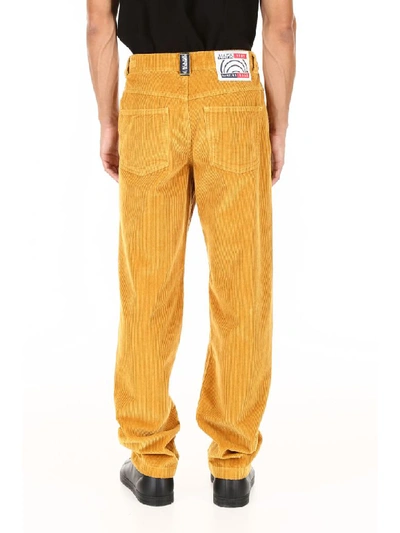 Shop Napa By Martine Rose Corduroy Trousers In Natural 1 Mr (yellow)