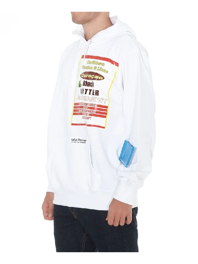 Shop Botter Badge Hoodie In White