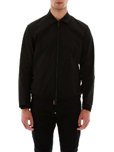 Shop Dsquared2 Jacket With Logo Print In Black (black)