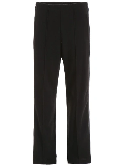 Shop Maison Margiela Joggers With Satin Band In Black (black)