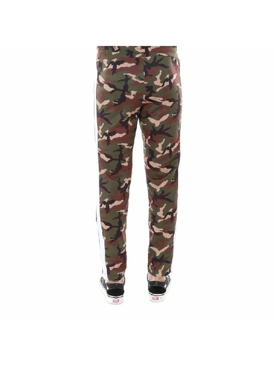 Shop Palm Angels Classic Camouflage Slim Track Pants In Green