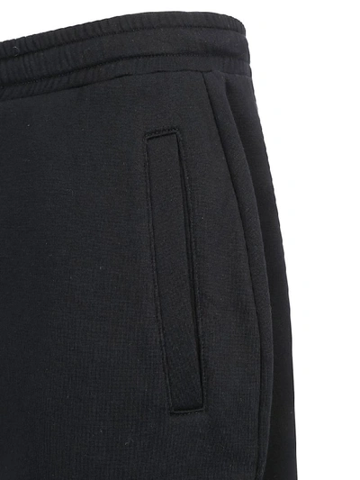 Shop Valentino Bermuda Shorts In Nero/vltn Stella Bianco