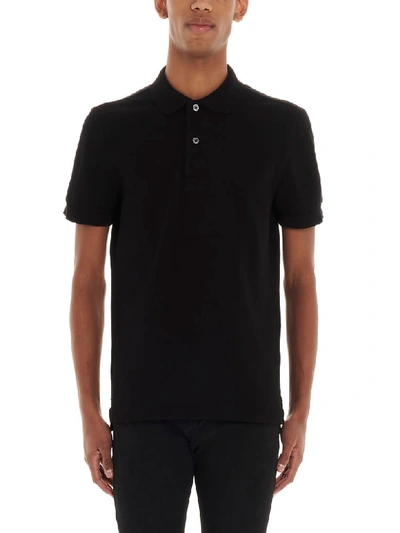 Shop Tom Ford Tennis Polo In Black