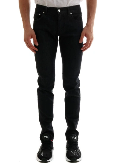 Shop Dolce & Gabbana Skinny Jeans Black