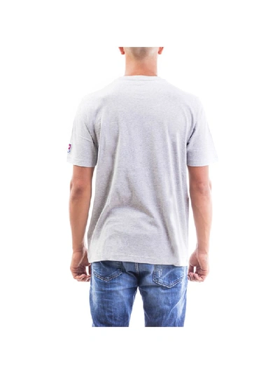 Shop Diesel Cotton T-shirt In Grey
