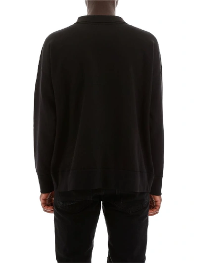 Shop Raf Simons Sweatshirt With Embroidery In Black (black)