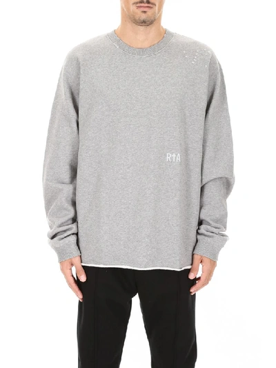 Shop Rta Live Enteinment Sweatshirt In Grey Enteinment Heather (grey)