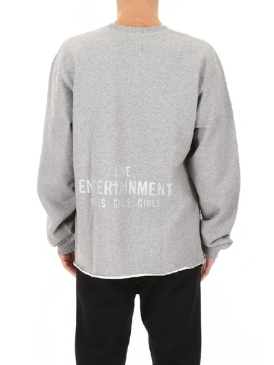Shop Rta Live Enteinment Sweatshirt In Grey Enteinment Heather (grey)