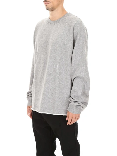 Shop Rta Live Enteinment Sweatshirt In Grey Enteinment Heather (grey)