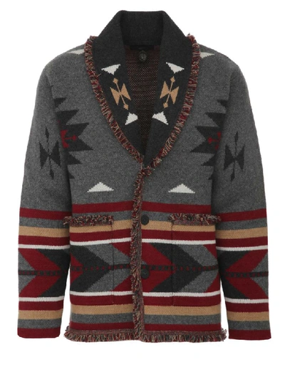 Shop Alanui Cardigan In Multicolor