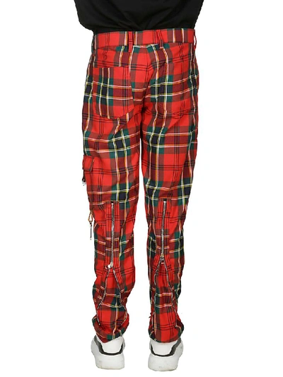 Shop Alexander Mcqueen Straight-leg Trousers In Red