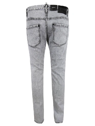 Shop Dsquared2 Skater Jeans In Grey