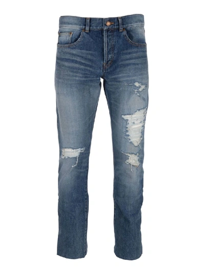 Shop Saint Laurent Jeans In Denim