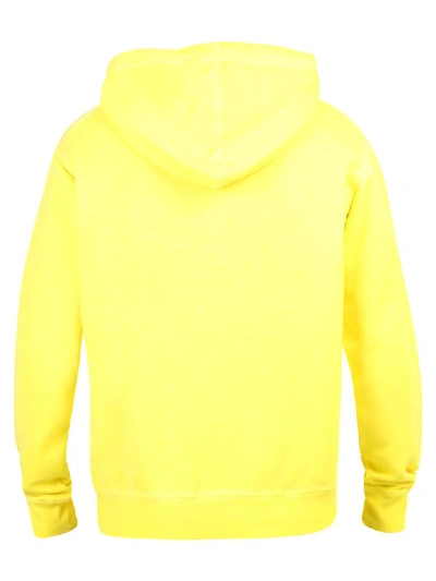 Shop Dsquared2 Printed Sweatshirt In Yellow