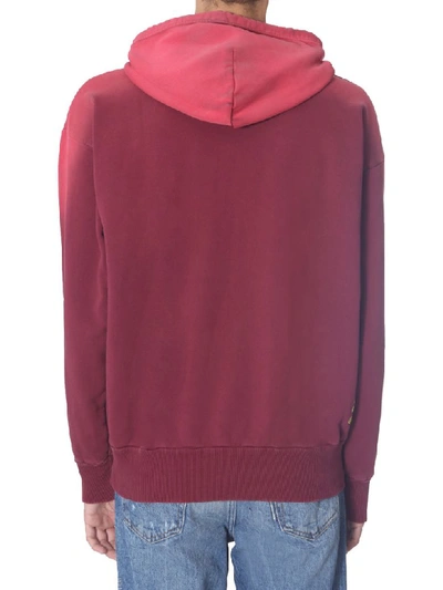 Shop Diesel S-alby-sun Sweatshirt In Bordeaux