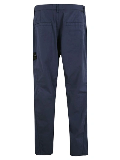 Shop Stone Island Shadow Project Cropped Trousers In Blue