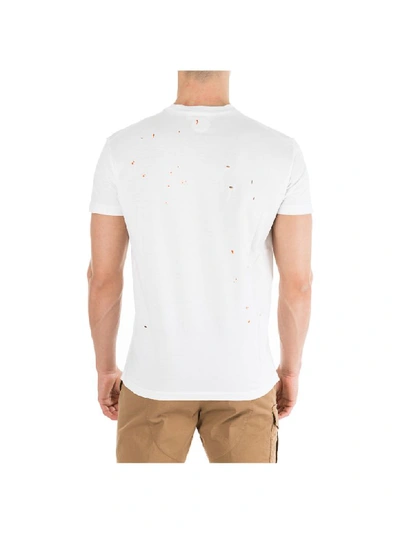 Shop Dsquared2 Gazzette T-shirt In Bianco