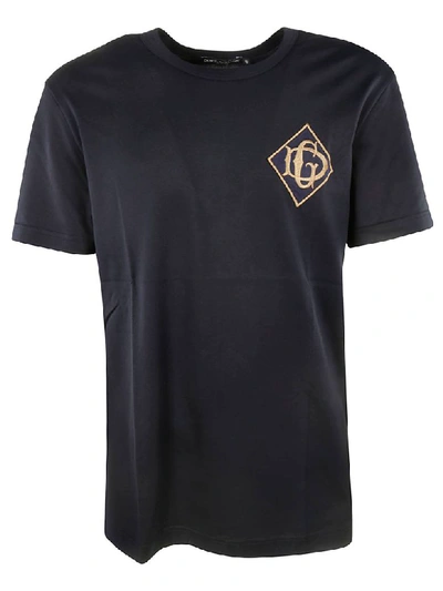 Shop Dolce & Gabbana Logo T-shirt In Blue