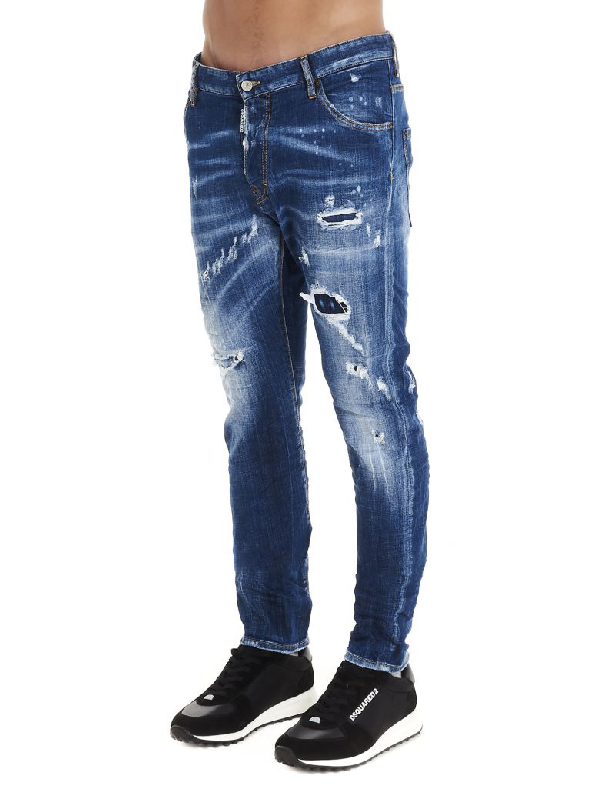 dsquared tidy biker jean
