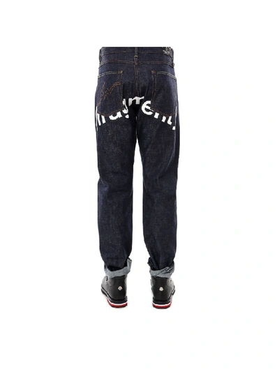 Shop Moncler Jeans In Blue