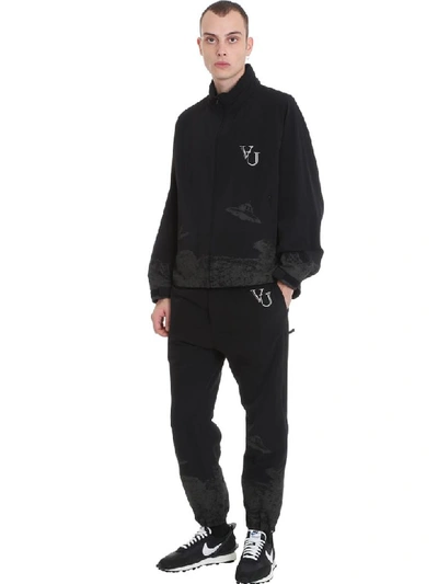 Shop Undercover Sweatshirt In Black Nylon