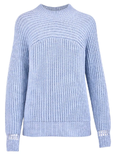 Shop Jacquemus Blue Sweater