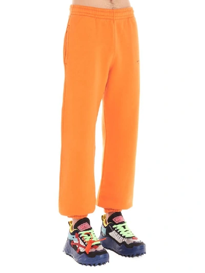 Shop Off-white Pants In Orange