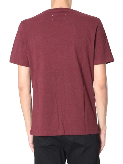 Shop Maison Margiela Stereotype T-shirt In Bordeaux