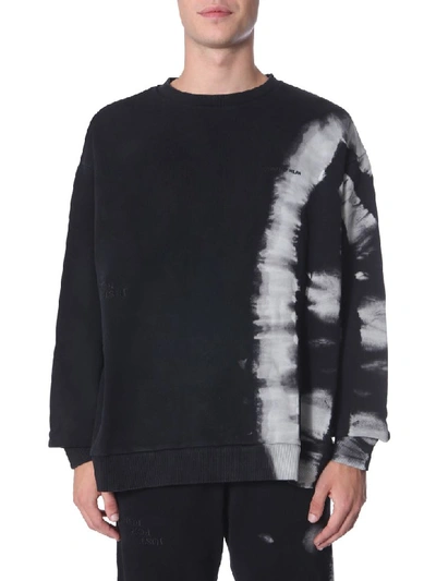 Shop Marcelo Burlon County Of Milan County Tie-dye Sweater In Nero