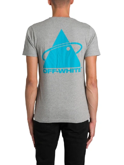 Shop Off-white Triangle Planet Printed T-shirt In Antracite