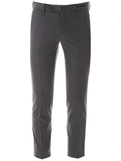 Shop Pt01 Super Slim Trousers In Mid Grey (grey)