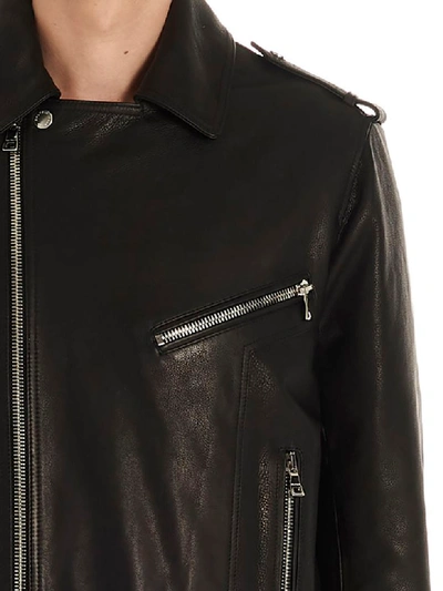Shop Balmain Perfecto Jacket In Black