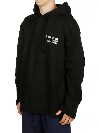 Shop Ih Nom Uh Nit Logo Hoodie In Black