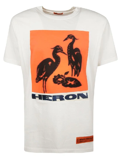 Shop Heron Preston Heron Bird Print T-shirt In White