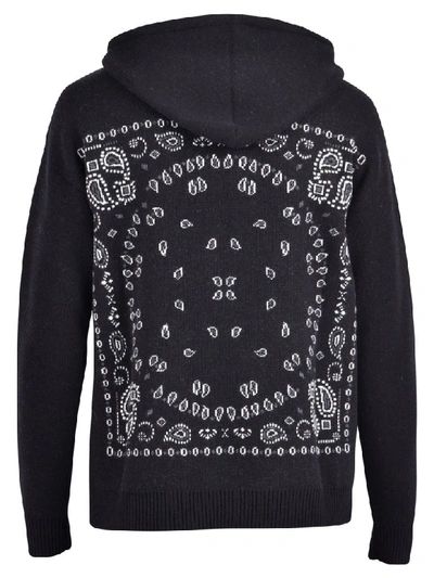 Shop Alanui Knitted Sweatshirt In Black