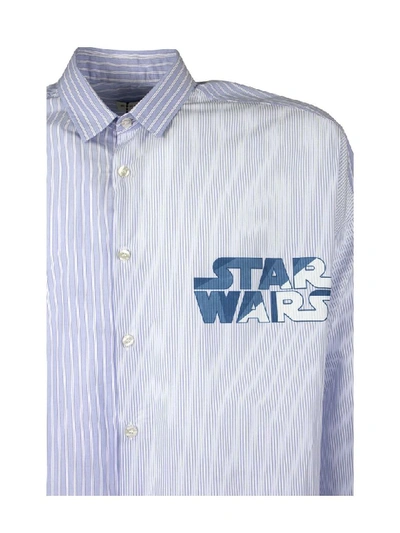 Shop Etro Star Wars Shirt Patch Comfort In Blue