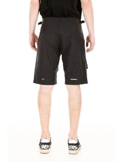 Shop Marcelo Burlon County Of Milan Confidencial Bermuda Shorts In Black Multi (black)