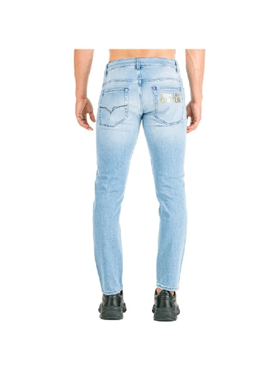 Shop Versace Jeans Couture Statement Jeans In Blu