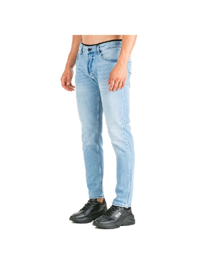 Shop Versace Jeans Couture Statement Jeans In Blu