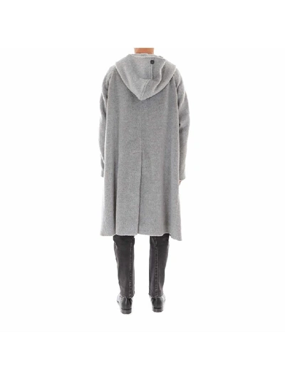 Shop Hevo Salve Coat In Grey