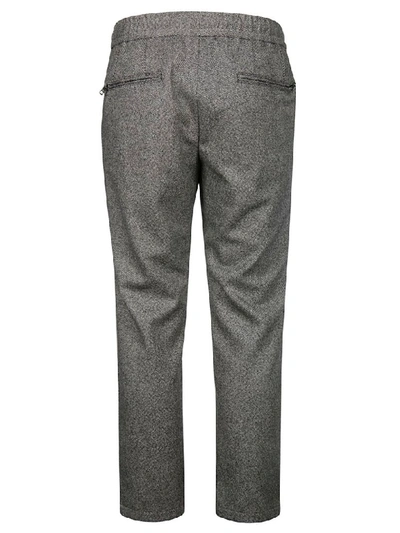 Shop Dolce & Gabbana Drawstring Trousers In Grey