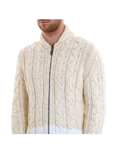 Shop Ferragamo Cardigan In White