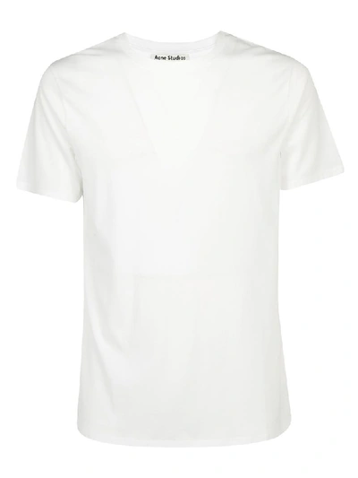 Shop Acne Studios T-shirt In Optic White