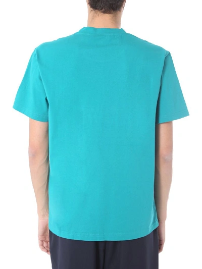 Shop Marni Round Neck T-shirt In Azzurro