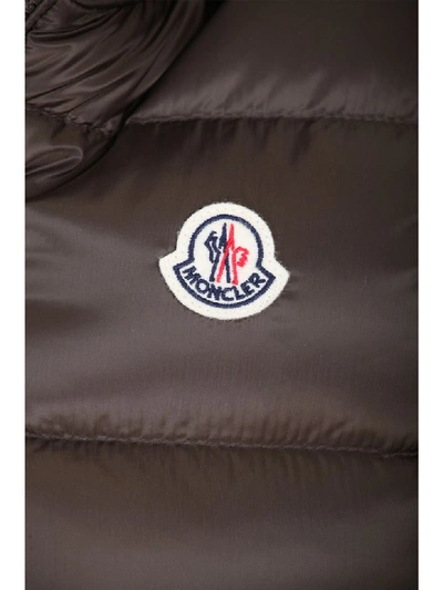 Shop Moncler Gilet In Marrone