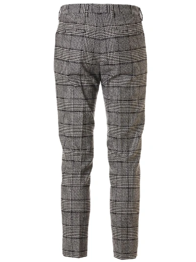 Shop Dolce & Gabbana Cropped Trousers In Quadri Check Tartan